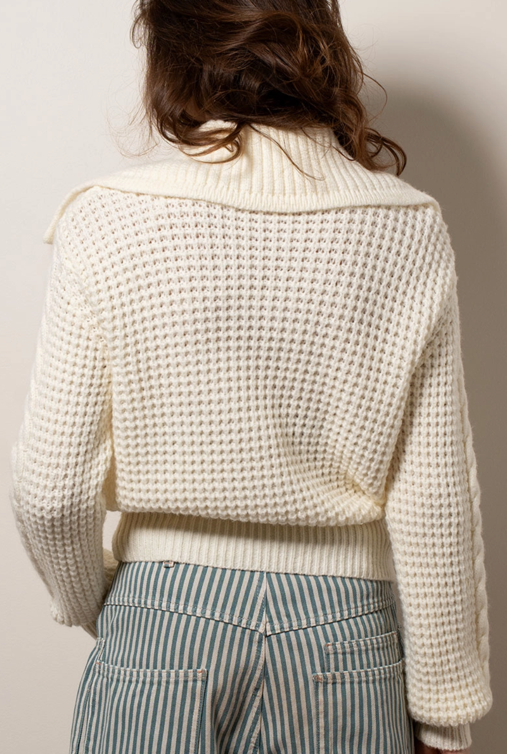 Anchor Point Zip up Sweater